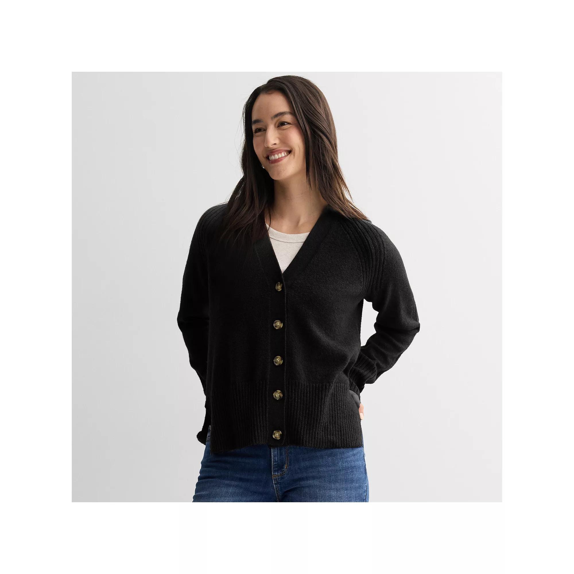 Petite Sonoma Goods For Life® Lightweight Longline Cardigan, Women's,  Product Image