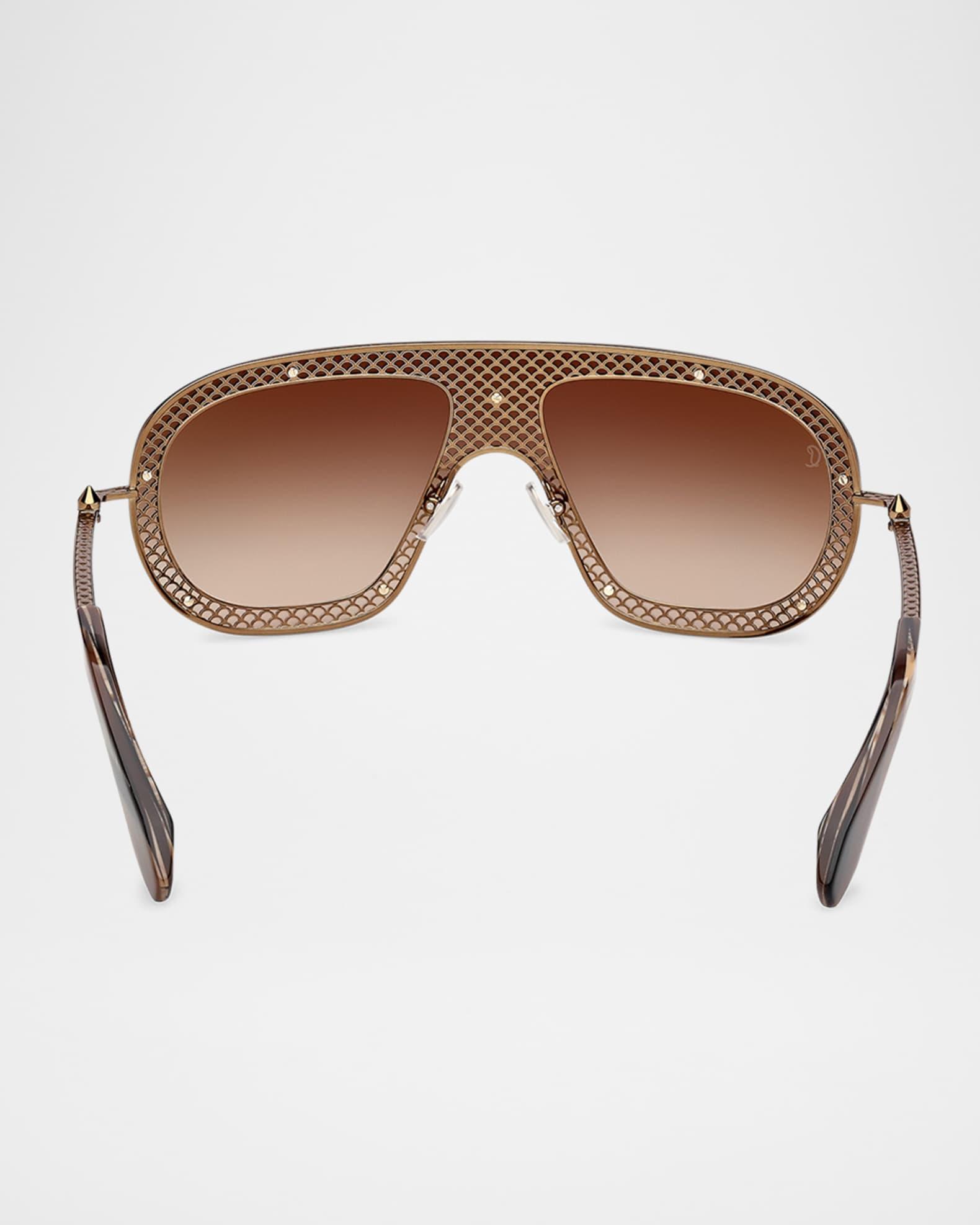 Studded Metal Shield Sunglasses Product Image