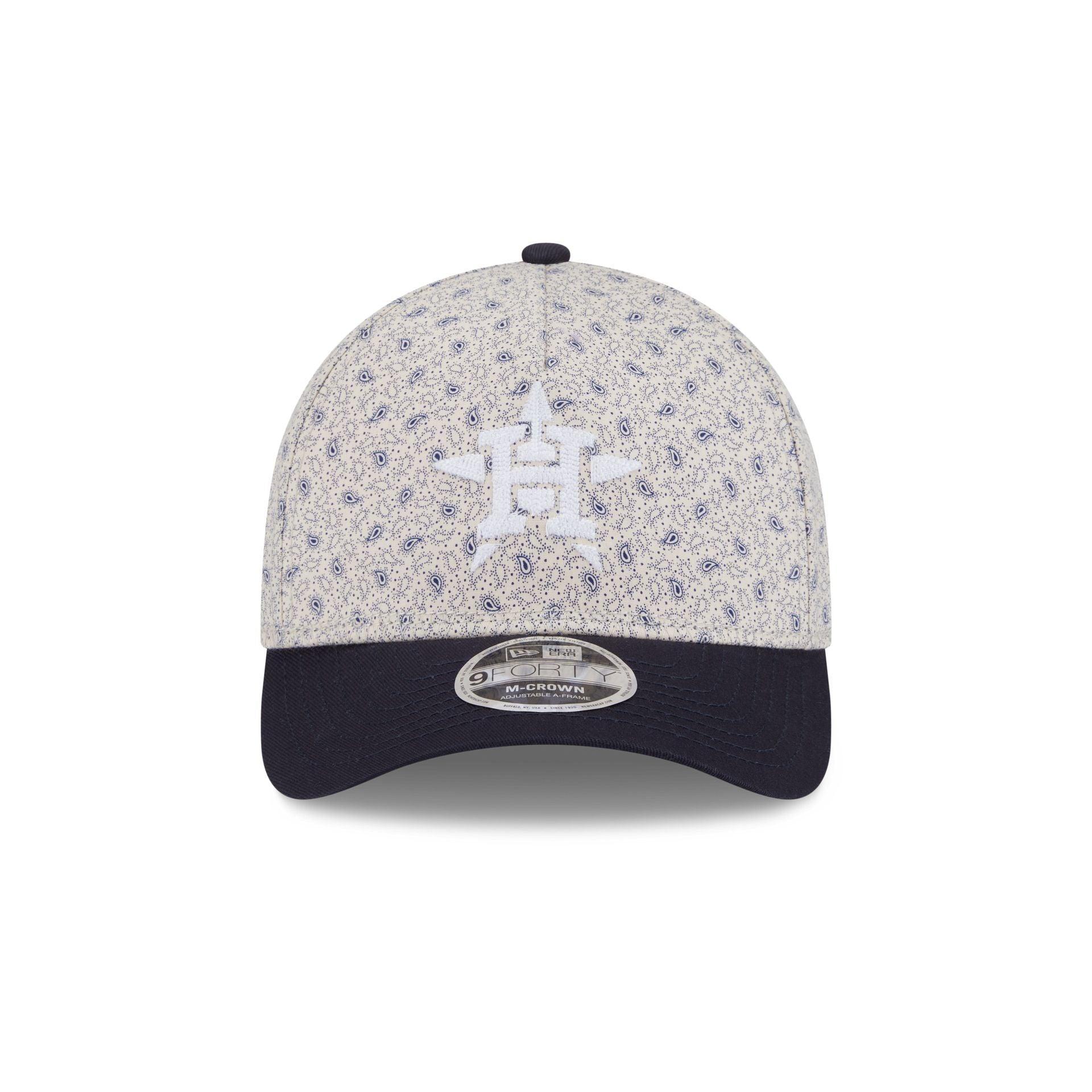 Houston Astros Micro Print 9FORTY M-Crown A-Frame Adjustable Hat Male Product Image