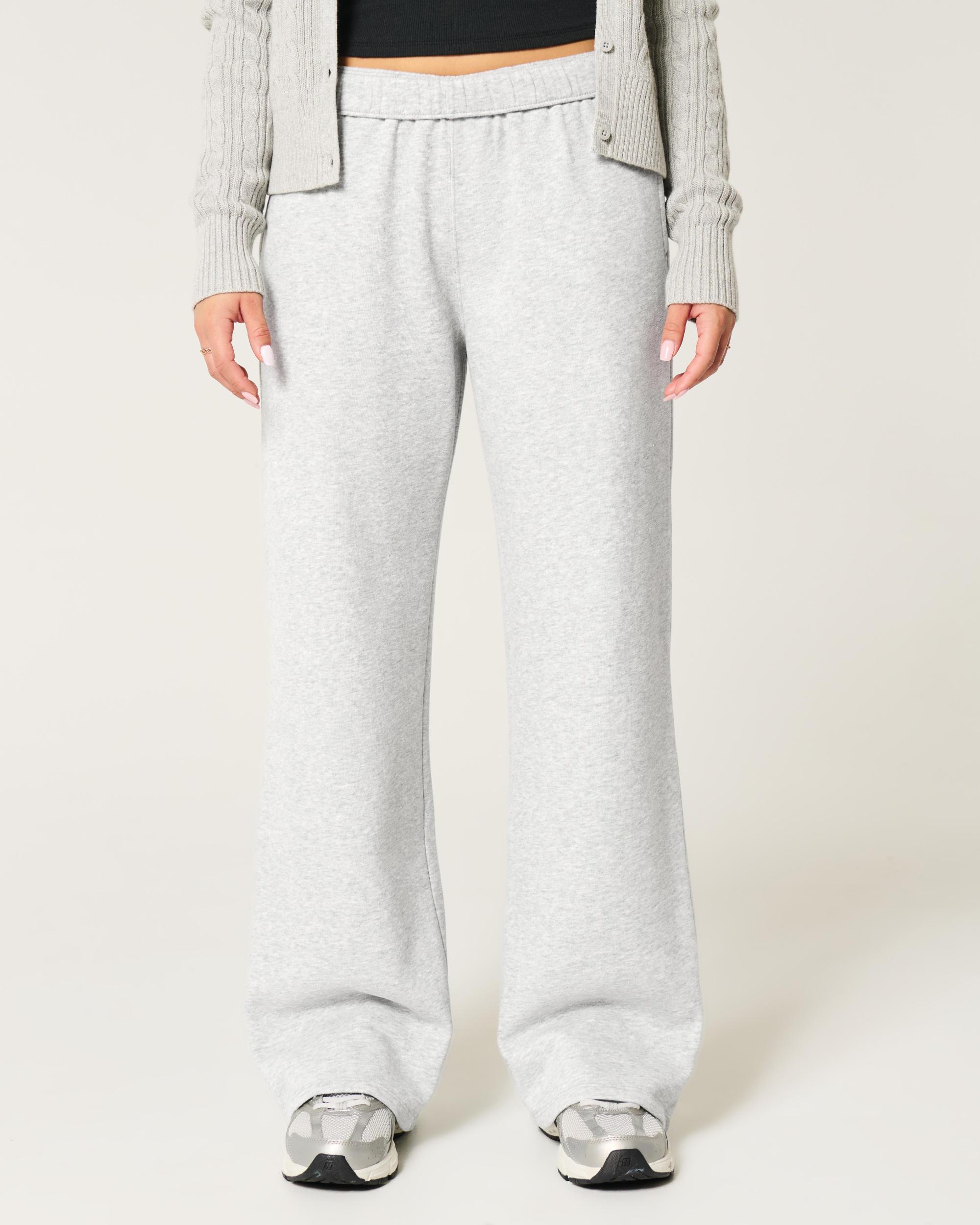 Hollister Feel Good Fleece Wide-Leg Pants Product Image