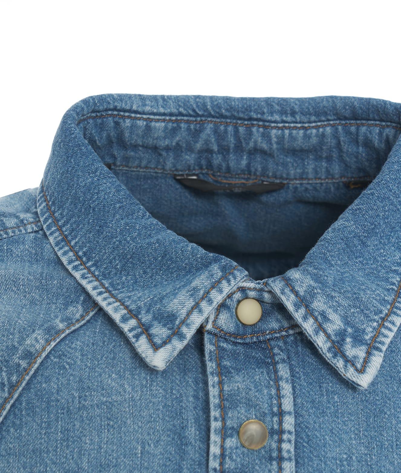 Denim western shirt Product Image
