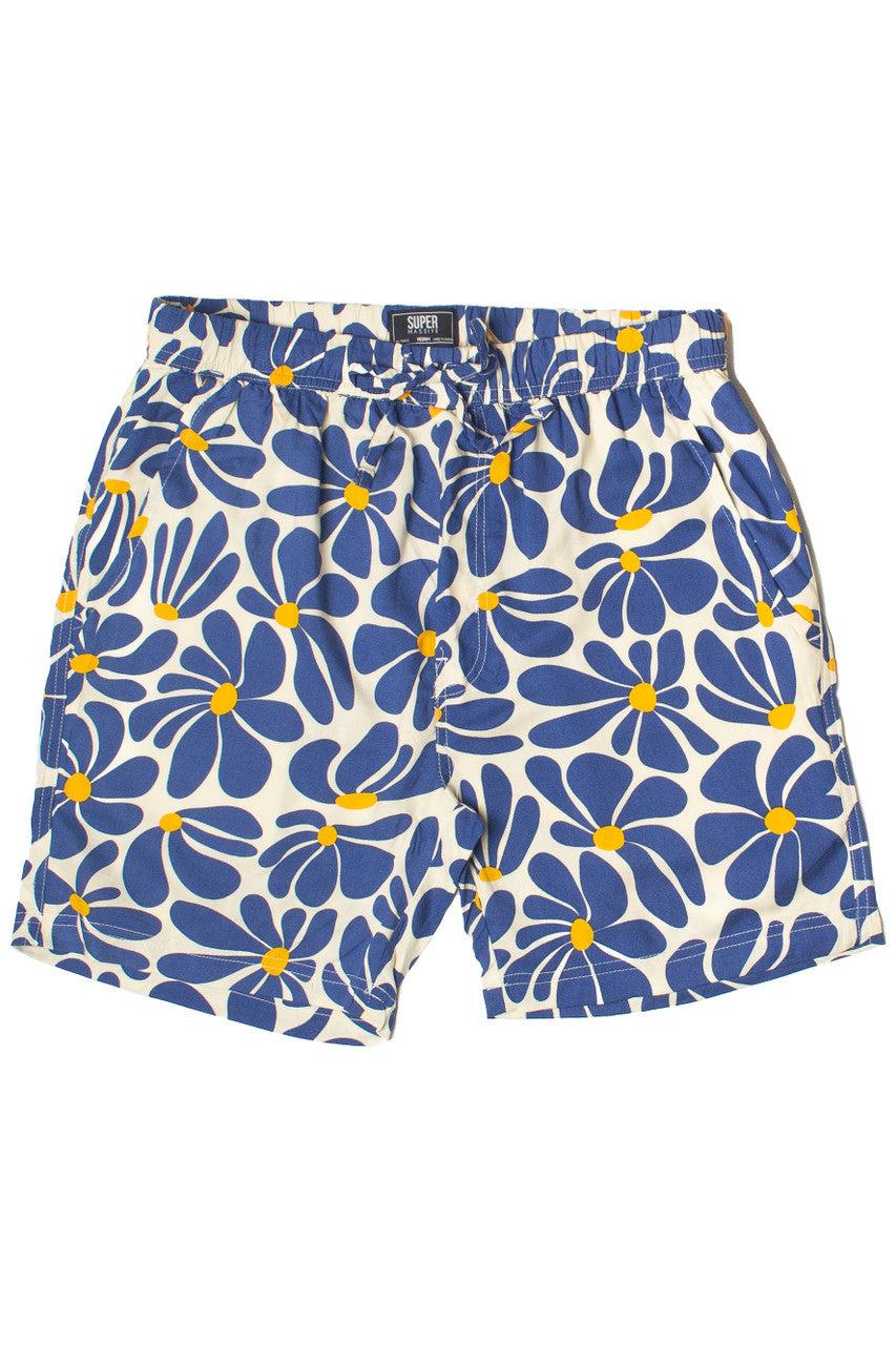 Cobalt Daisy Shorts Product Image