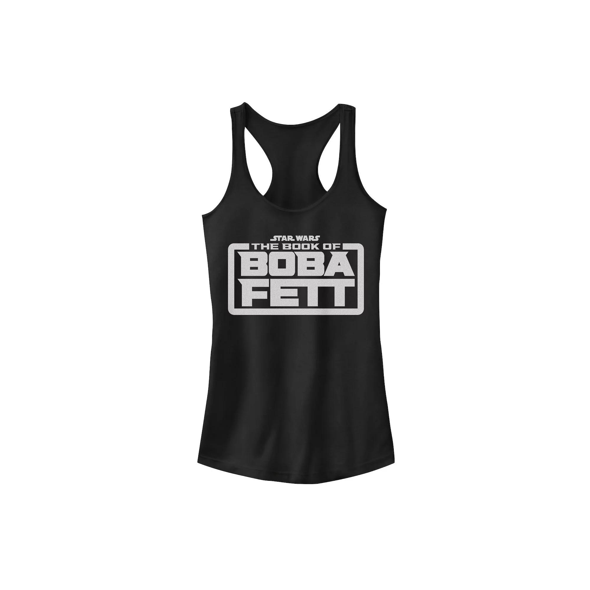 Juniors Star Wars The Book Of Boba Fett Simple Logo Graphic Tank Top, Girls Product Image