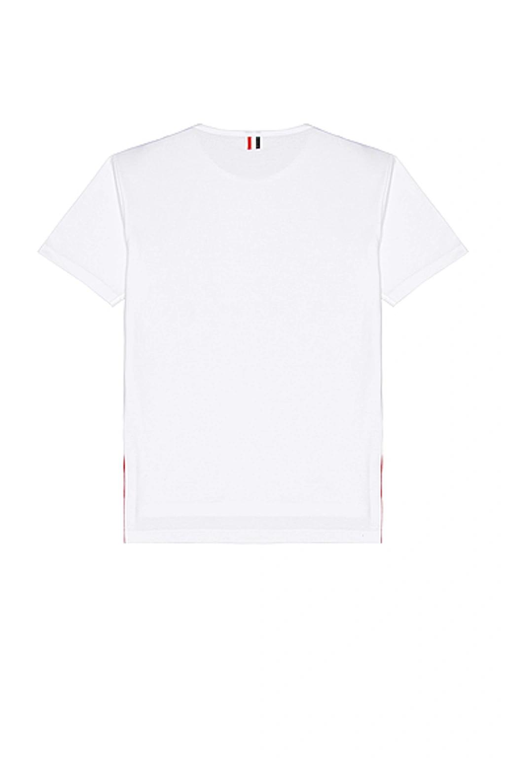 THOM BROWNE Oversized Pocket T-shirt Clothing In White Product Image