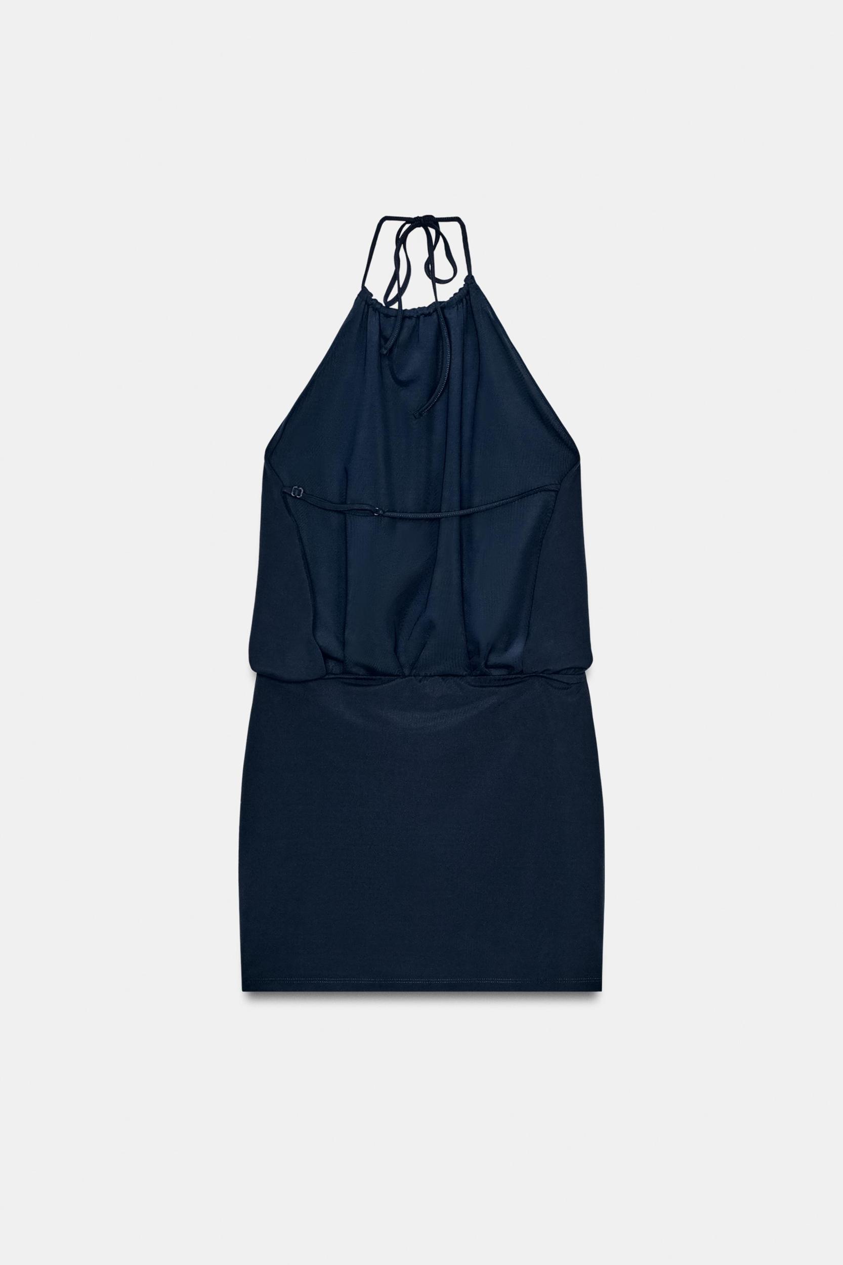 FLOWY HALTER DRESS Product Image