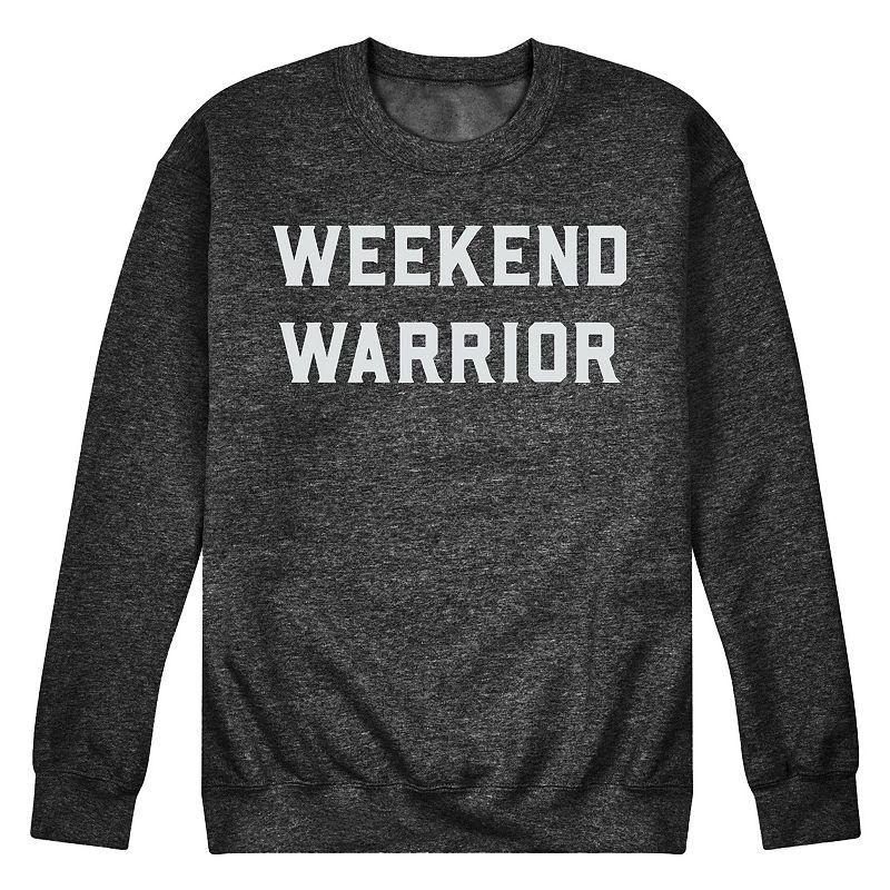 Mens Weekend Warrior Fleece Sweatshirt Pink Product Image