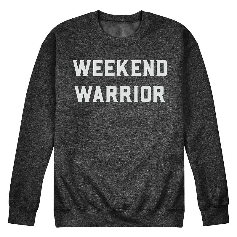 Mens Weekend Warrior Fleece Sweatshirt Pink Product Image