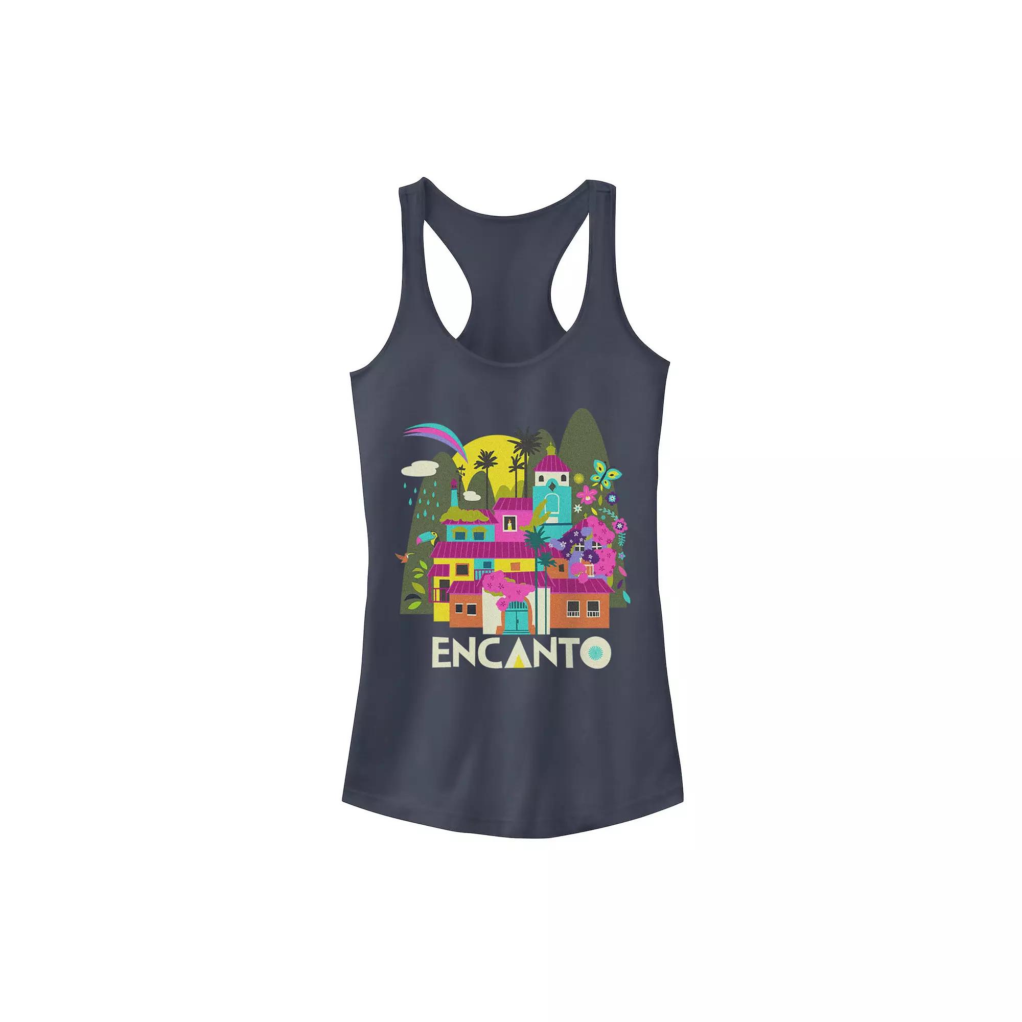 Disney's Encanto Gold Color Pop Juniors' Racerback Tank Top, Girl's, Size: Large, Blue Product Image