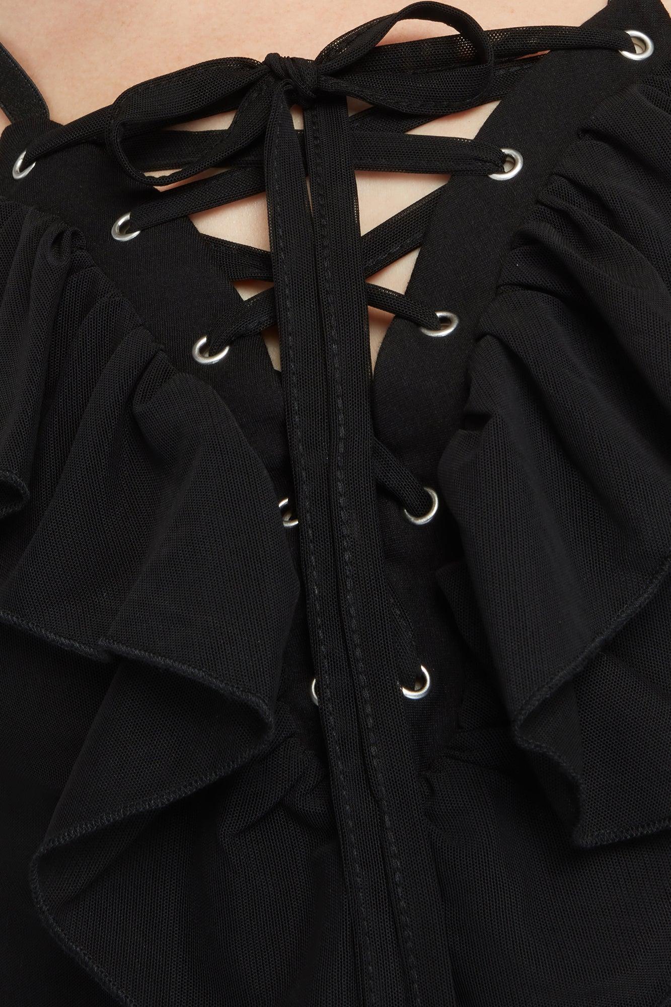 Anshee Lace-Up Dress Female Product Image