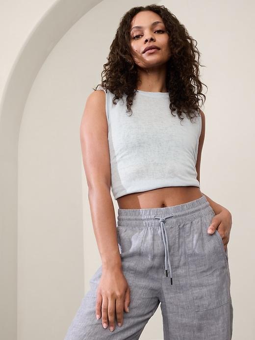 Retreat Linen High Rise Wide Leg Pant Product Image