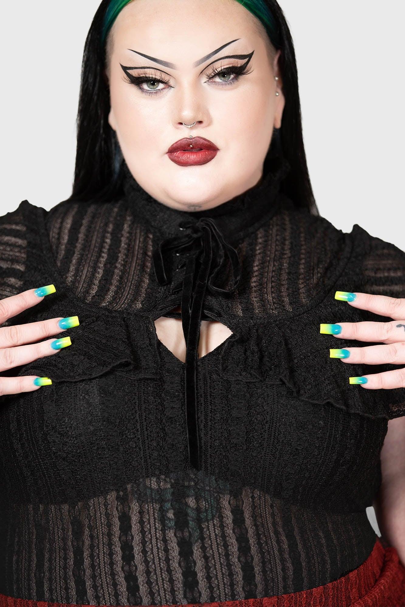 Atala's Night Lace Top Female Product Image