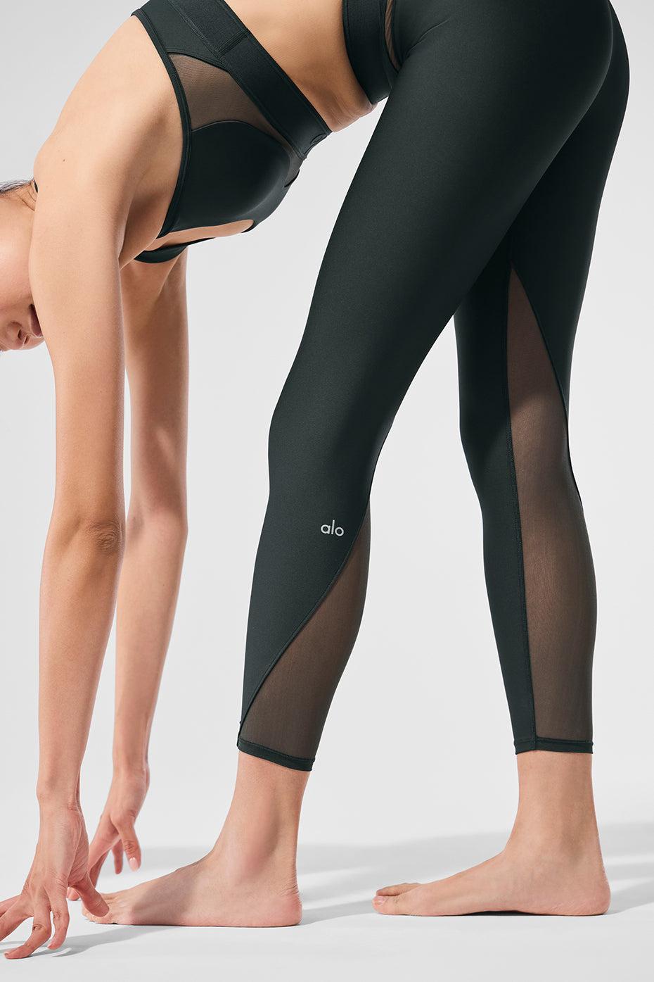 Airlift High-Waist 7/8 Rebel Legging - Charcoal Green Female Product Image