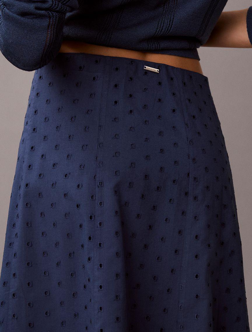 Broderie Midi Skirt Product Image