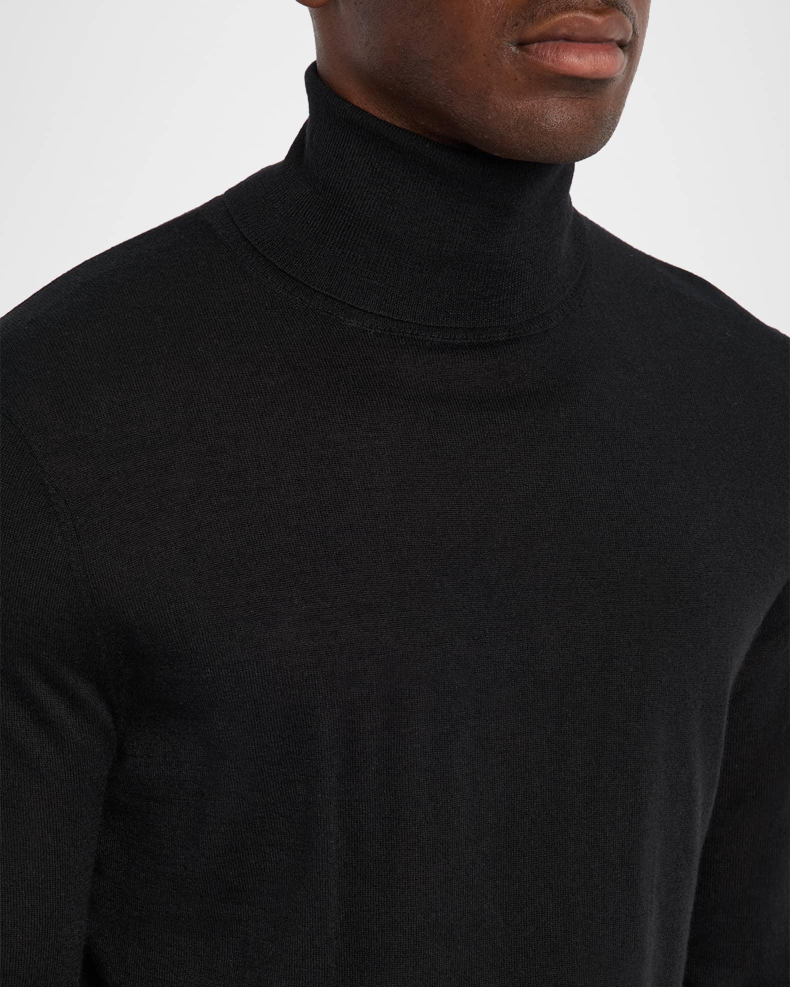 Men's Cashmere and Silk Turtleneck Sweater Product Image