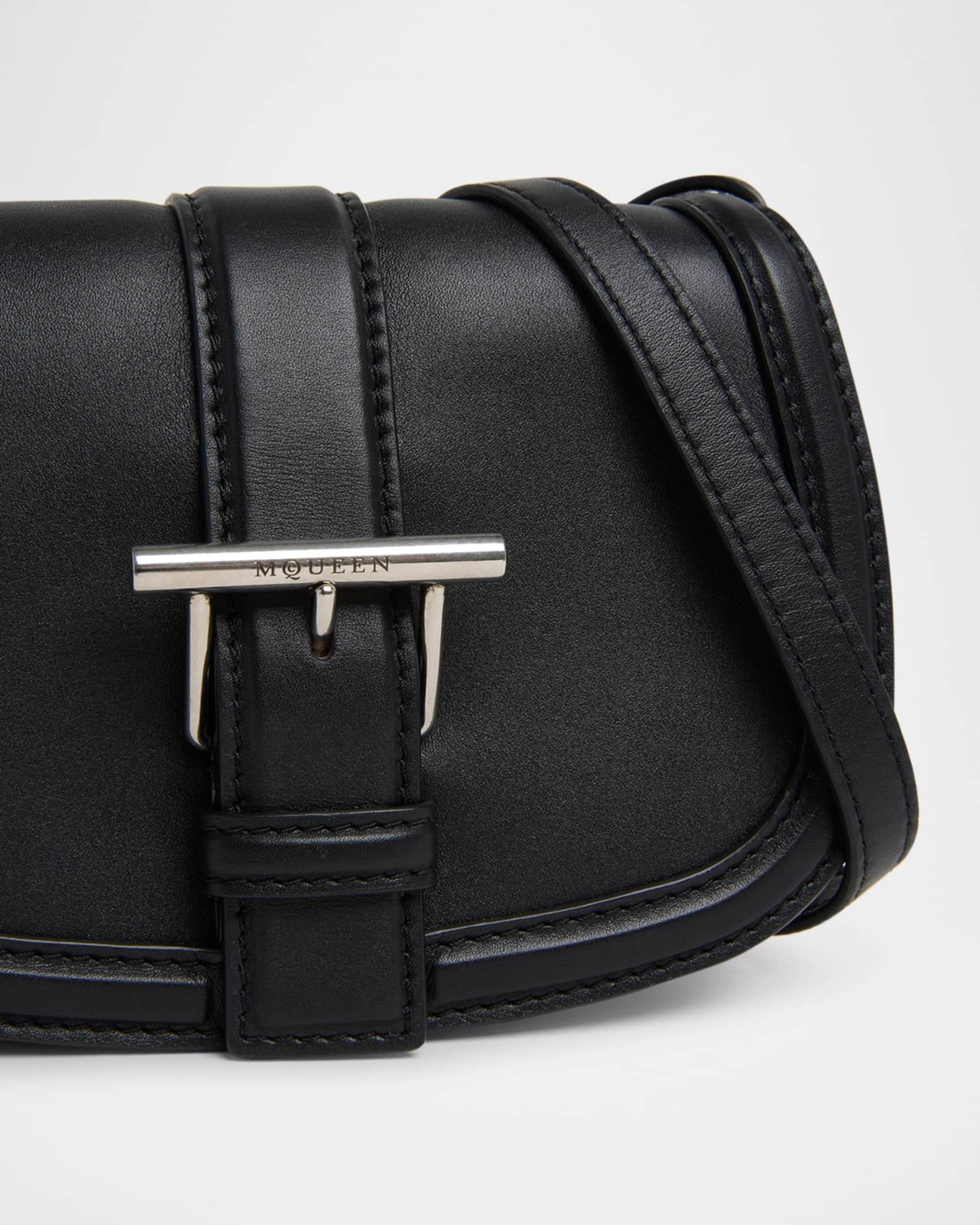 T-Bar Buckle Leather Crossbody Bag Product Image