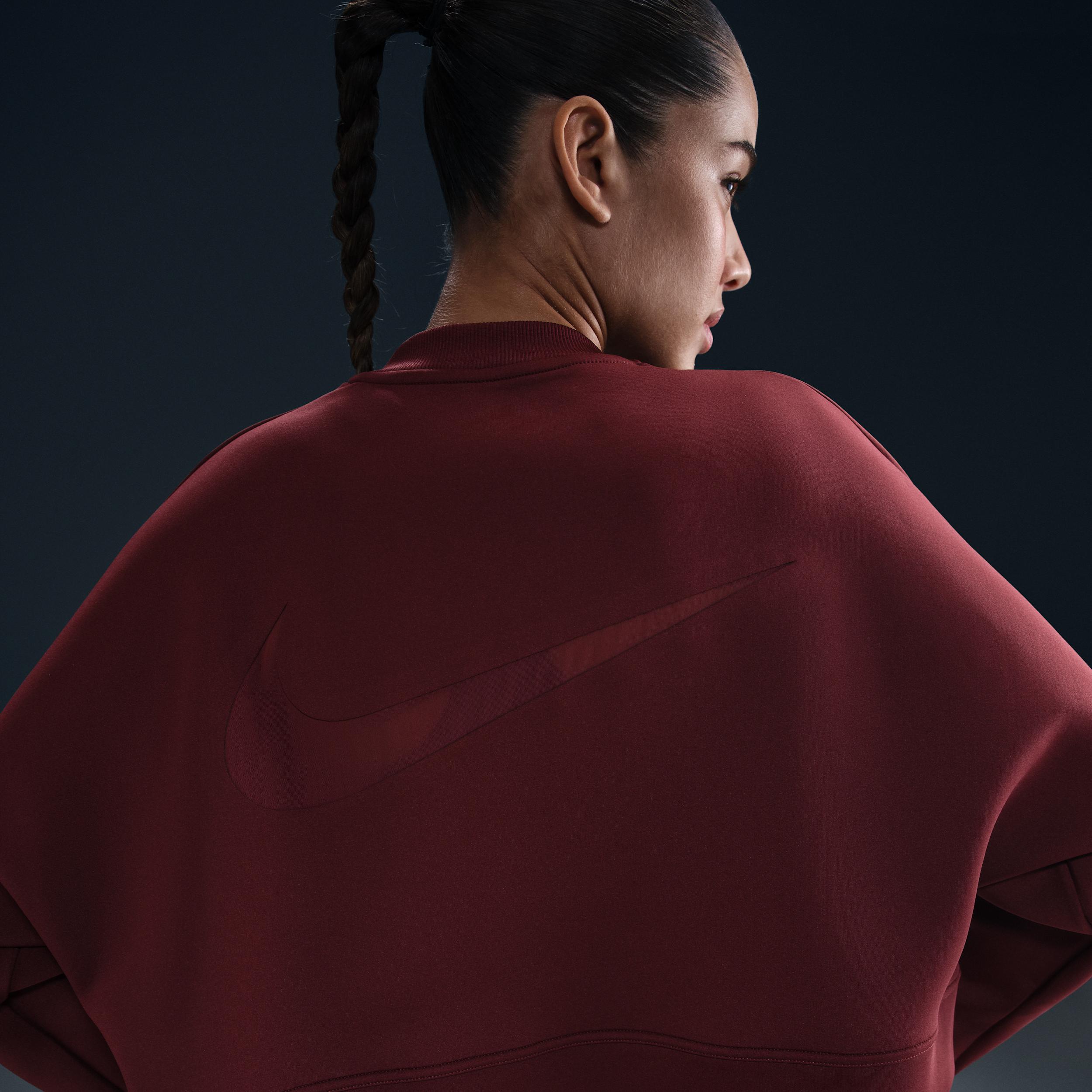 Nike Women's Prima Dri-FIT Oversized Crew-Neck Cropped Top Product Image