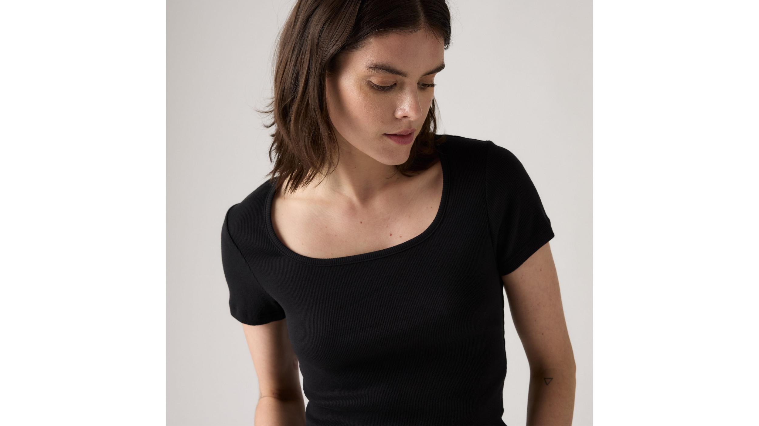 Essential Square Neck Tee Product Image