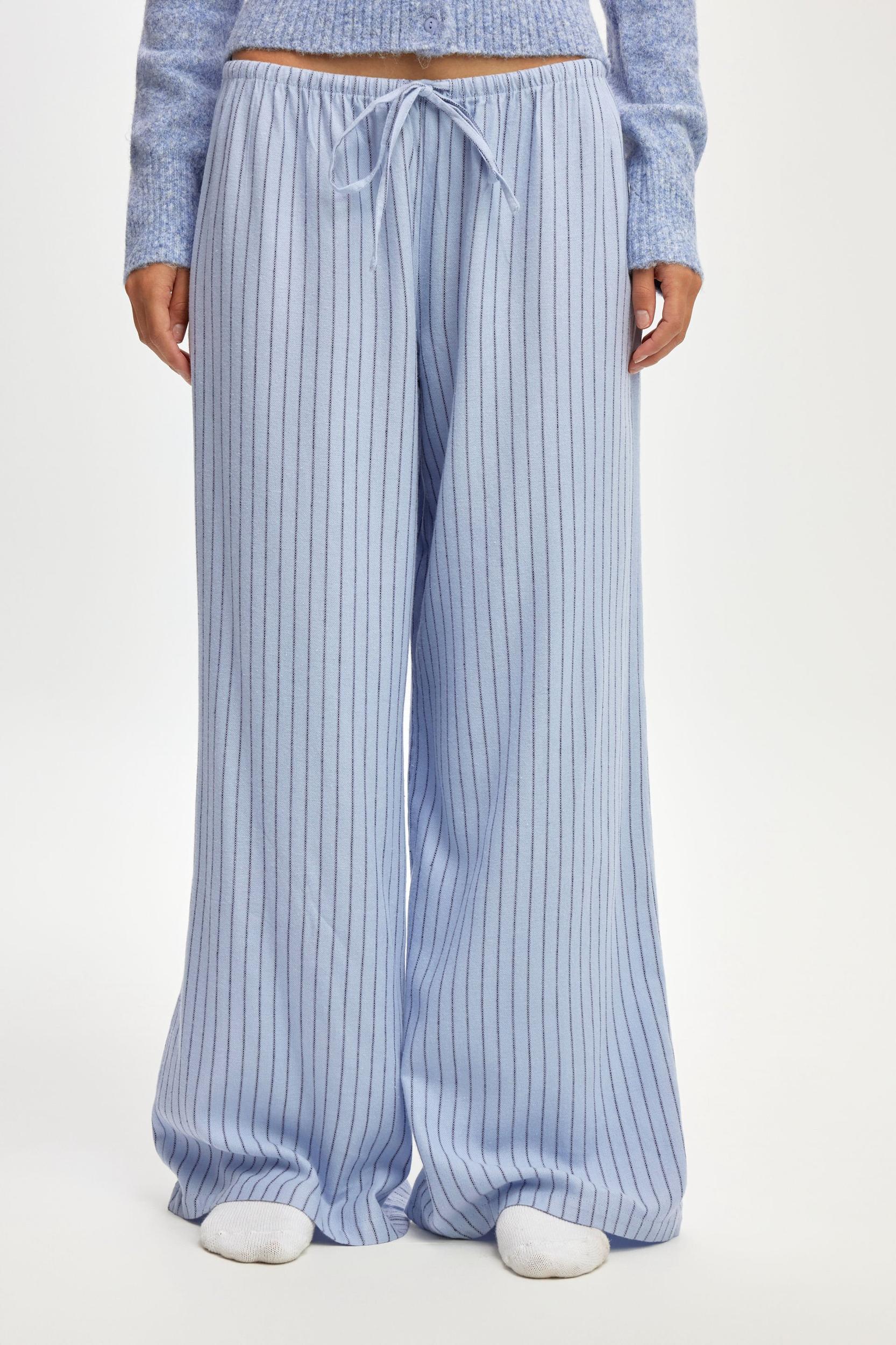 Cloud Soft Flannel Wide Leg Pant Product Image
