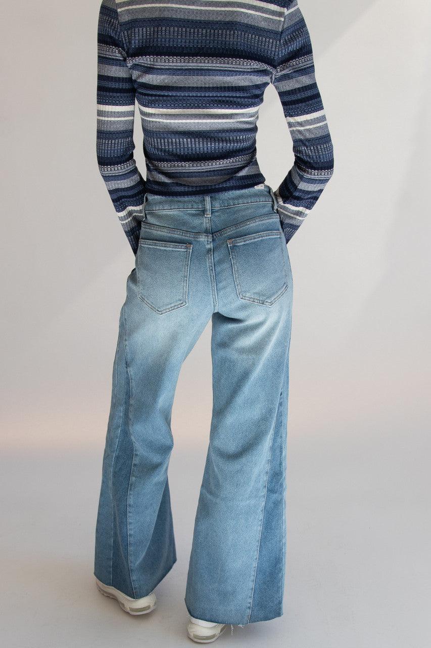 Panel Palazzo Jeans Product Image