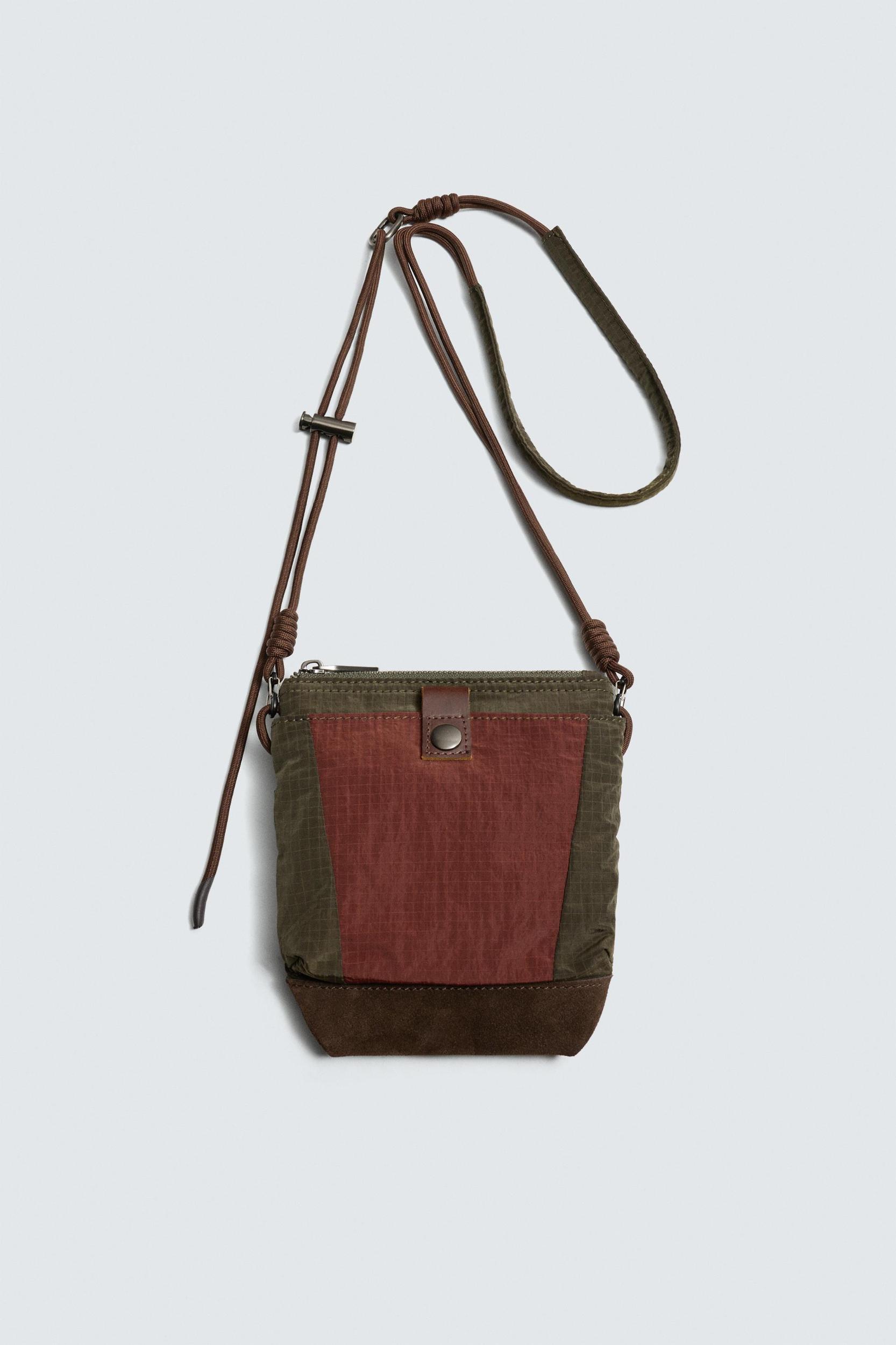 TECHNICAL CROSSBODY BAG WITH LEATHER DETAILS AARON LEVINE X ZARA Product Image