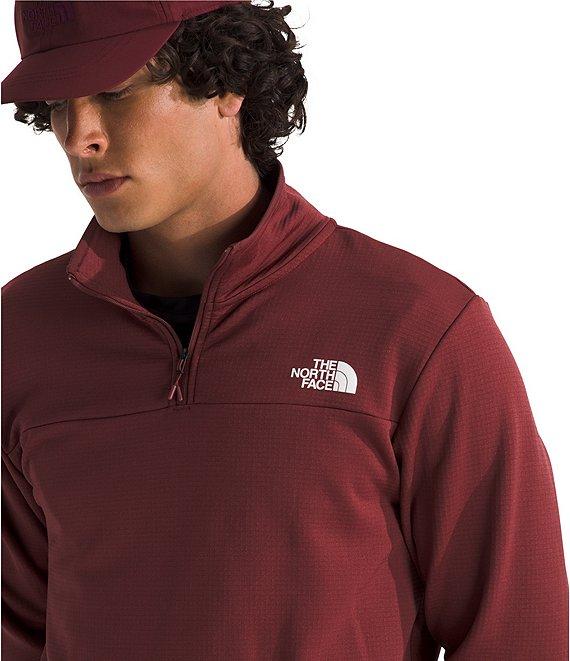 The North Face Cedar Trail Grid Long Sleeve 1/4 Zip Fleece Pullover Product Image