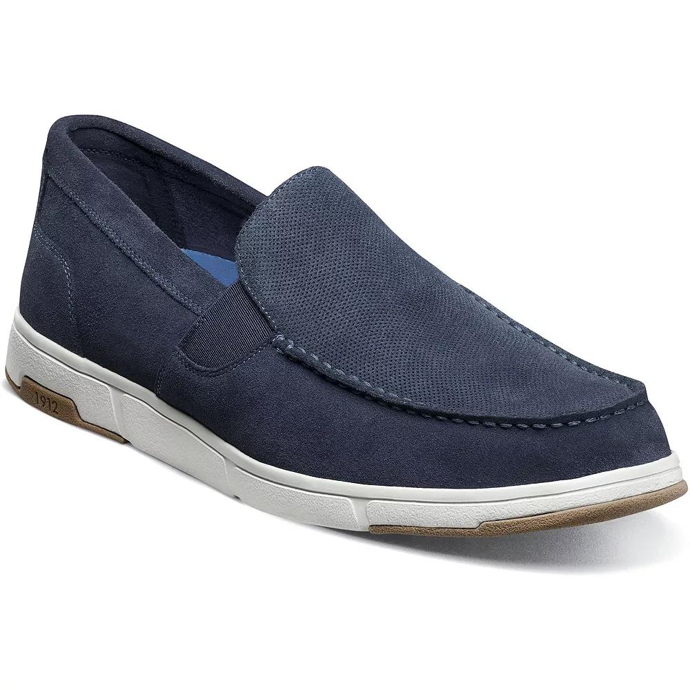 Nunn Bush® Luca Men's Suede Moc Toe Venetian Slip-On Shoes,  Product Image