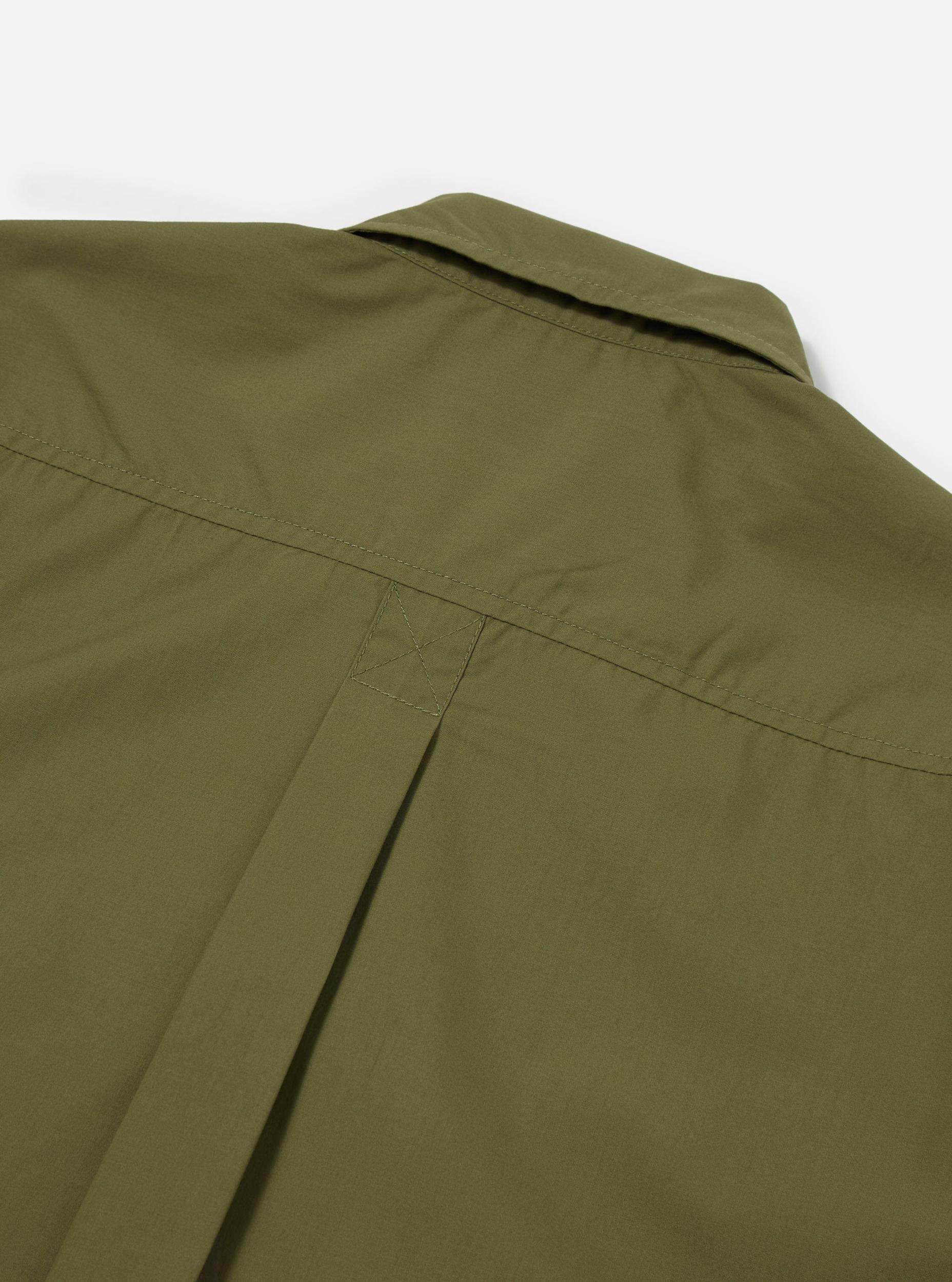 Olive Recycled Polytech Tech Overshirt Product Image