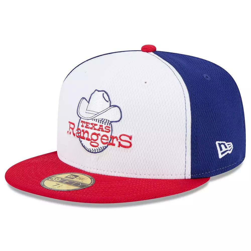 Men's New Era Royal/Red Texas Rangers 2025 MLB Clubhouse 59FIFTY Fitted Hat,  Product Image