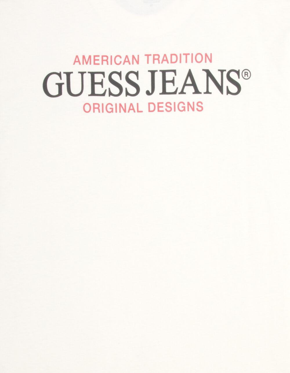 GUESS JEANS American Tradition Mens Tee - OFF WHITE Product Image