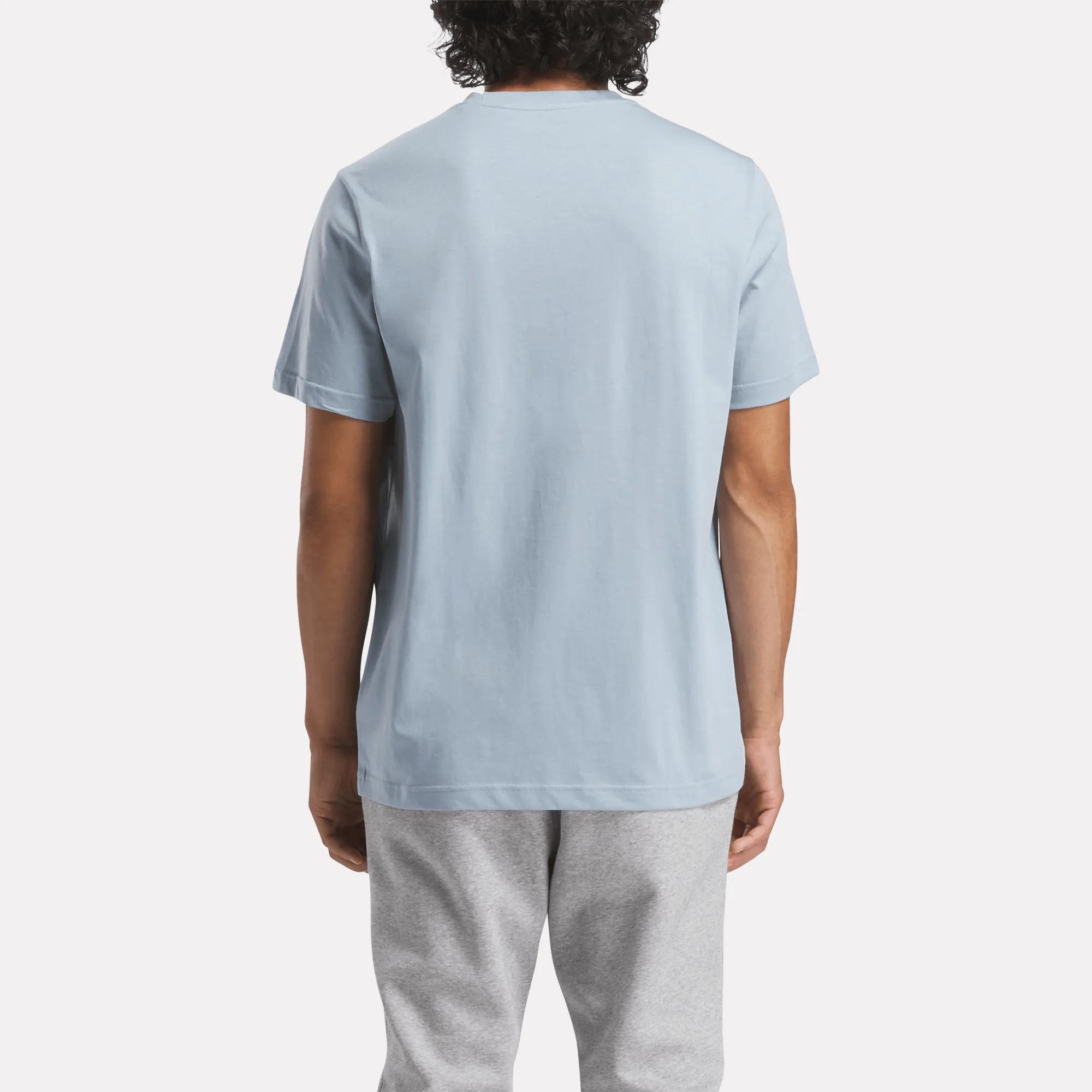 Men's Reebok Identity Big Stacked Logo T-Shirt Male Product Image