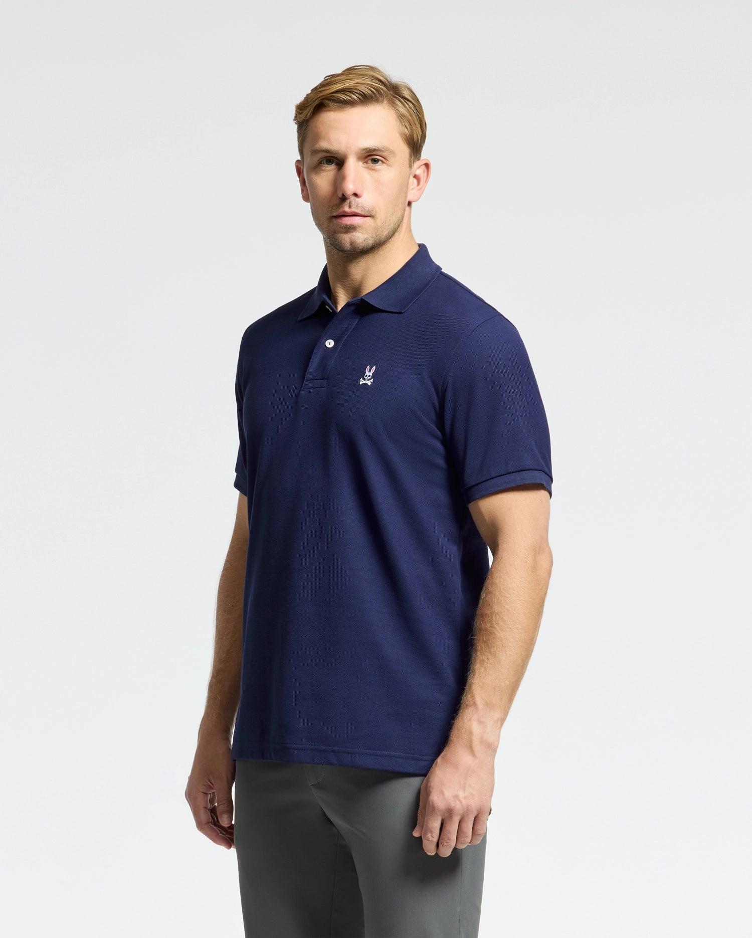 MENS CLASSIC PIQUE POLO SHIRT - B6K001CRPC Male Product Image