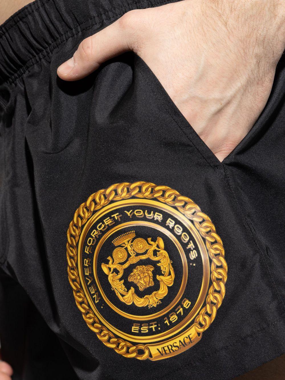 logo-print swim shorts Product Image