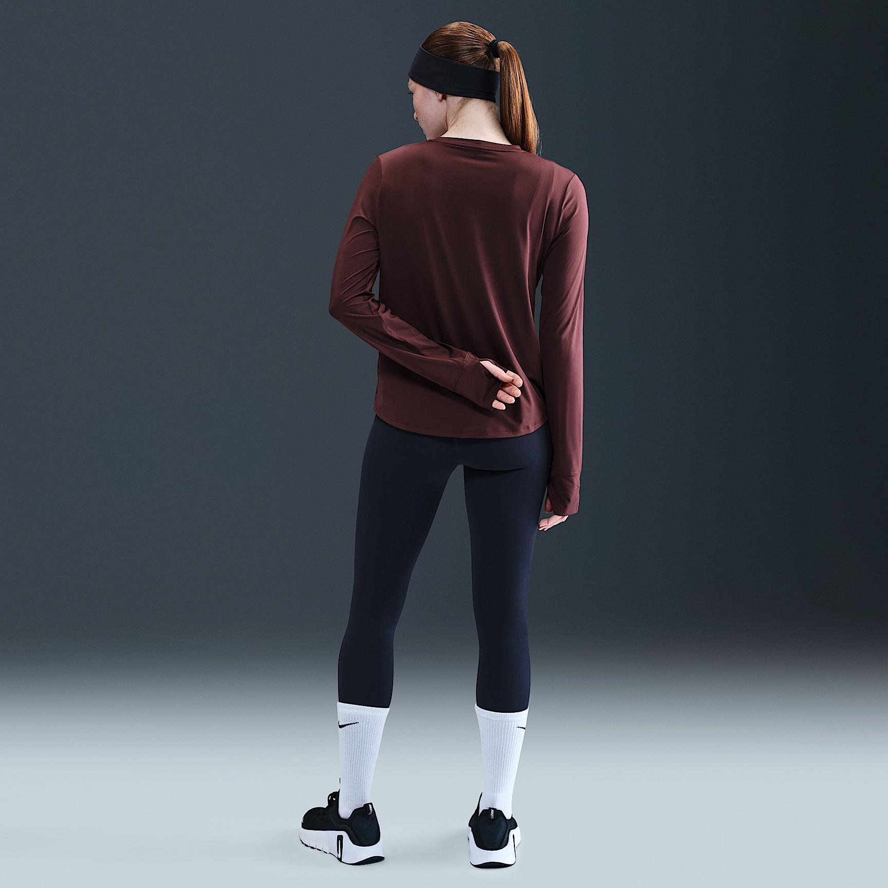 Nike One Classic Women's Dri-FIT Long-Sleeve Top Product Image