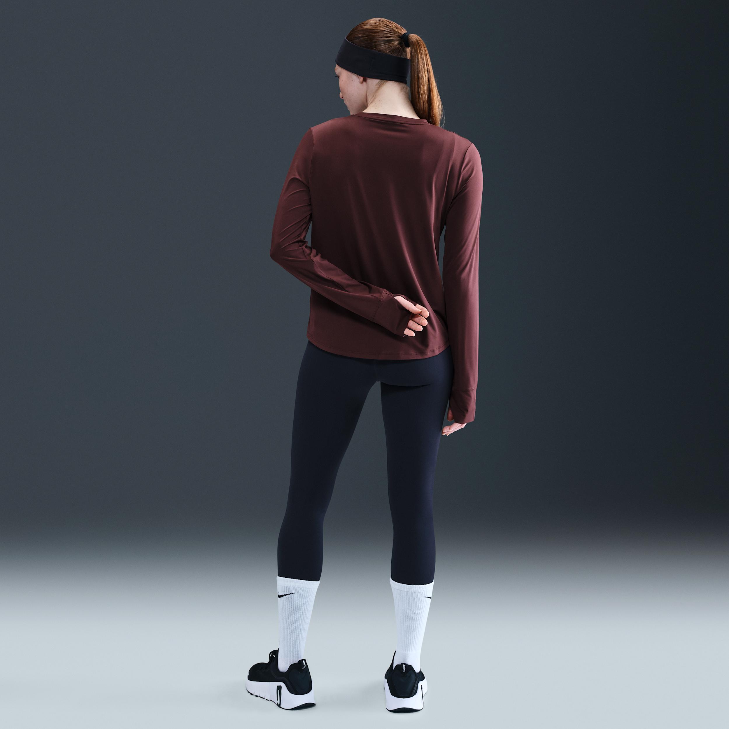 Nike One Classic Women's Dri-FIT Long-Sleeve Top Product Image