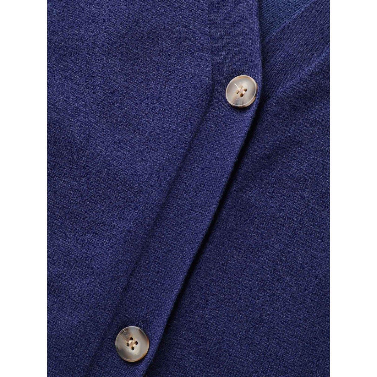 Plus Size Supersoft Essentials Patched Pocket Raglan Sleeve Cardigan Midnight Women Casual Loose Long Sleeve Everyday Cardigans BloomChic 10/M Product Image