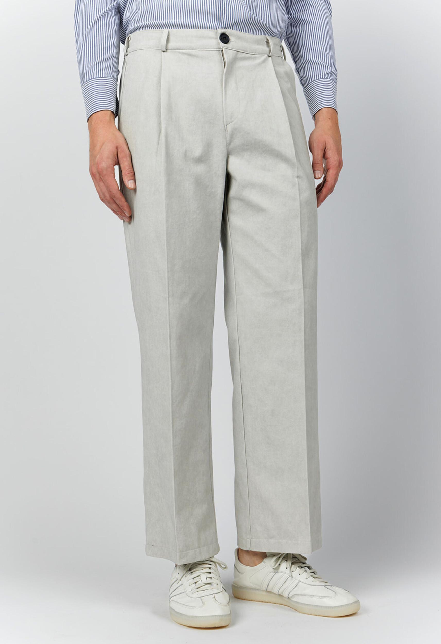 Archie Trouser in Light Grey Product Image