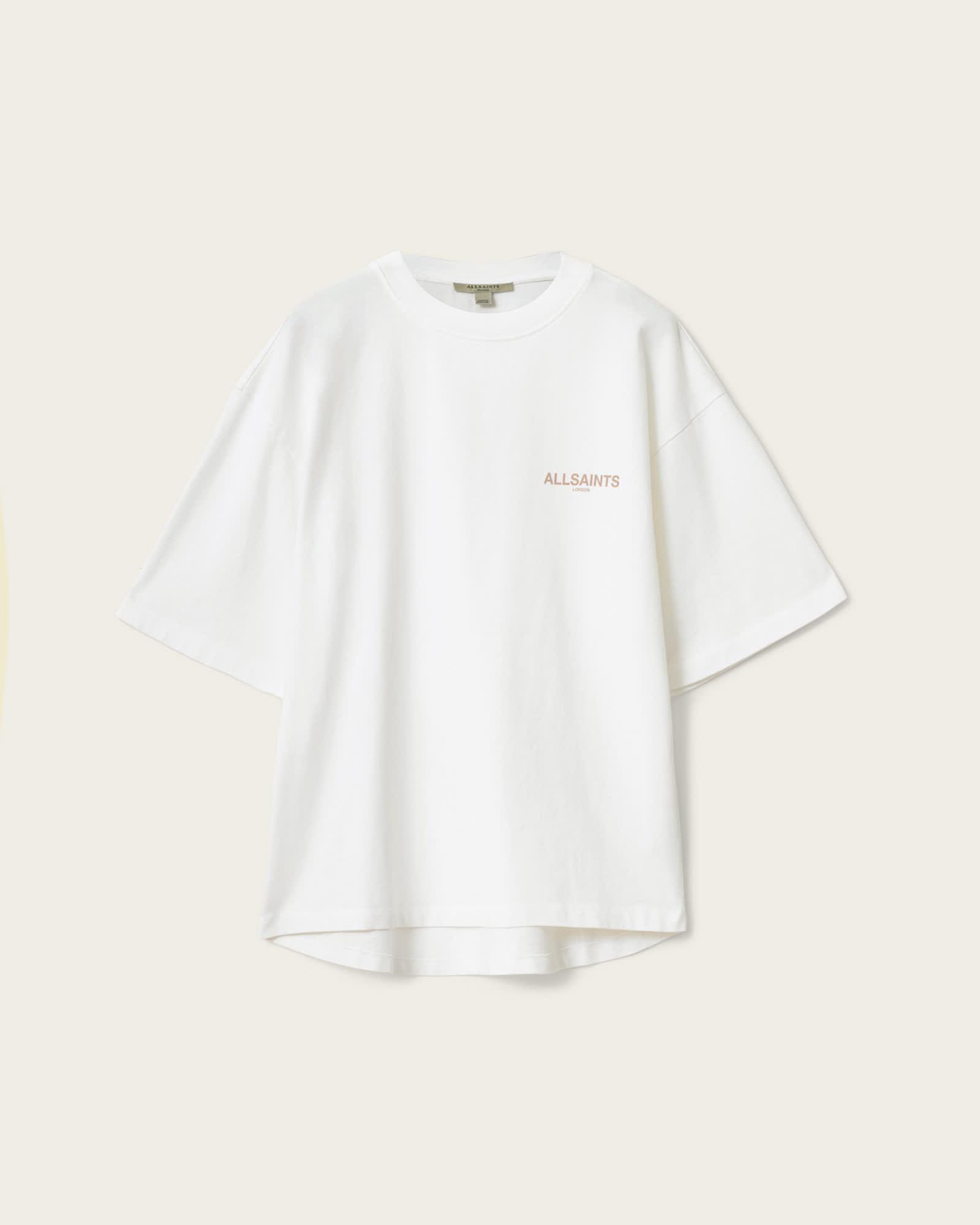 Tempus Amelie Oversized T-Shirt Optic White | ALLSAINTS US Product Image