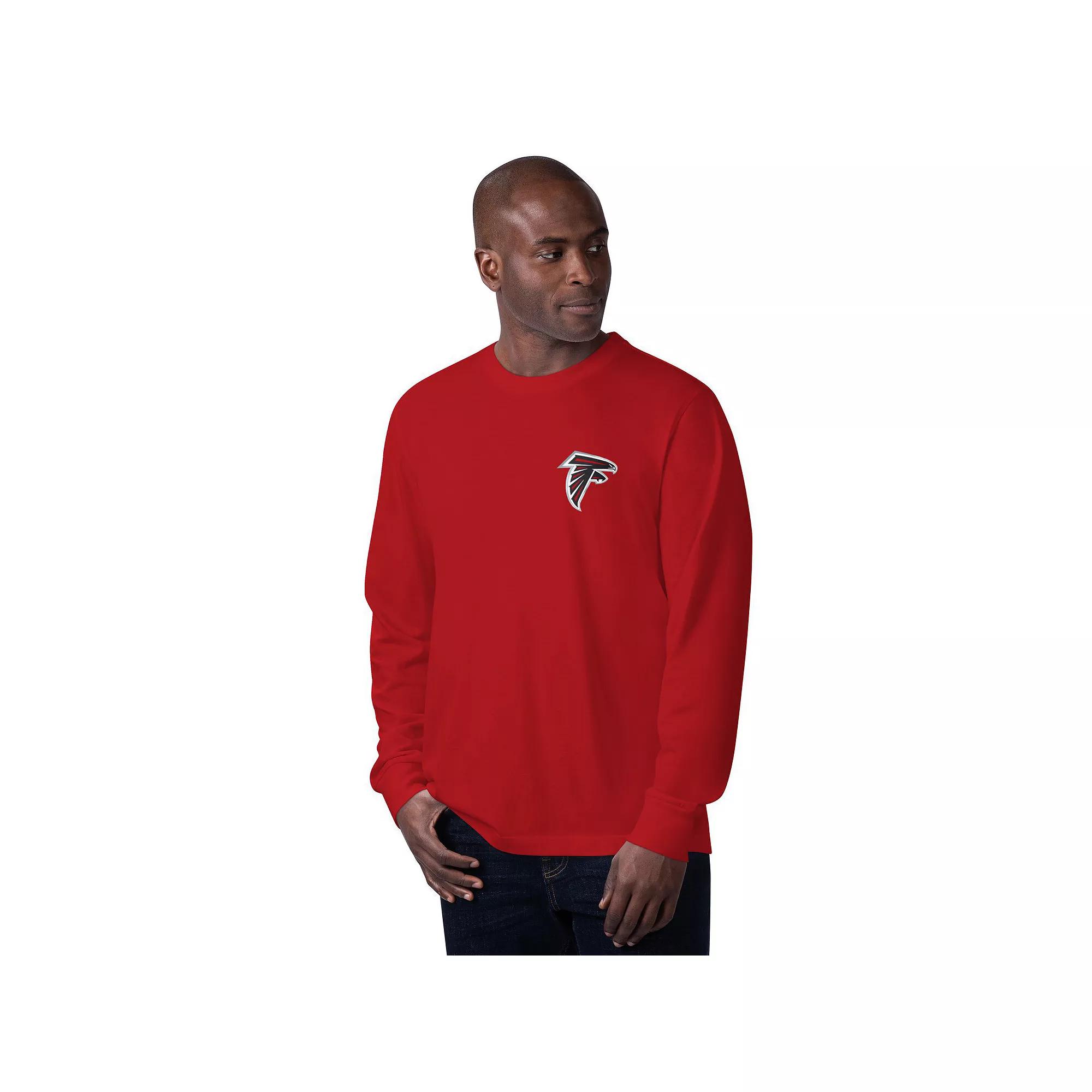 Men's Margaritaville  Red Atlanta Falcons Hail Mary Long Sleeve T-Shirt, Size: Medium Product Image