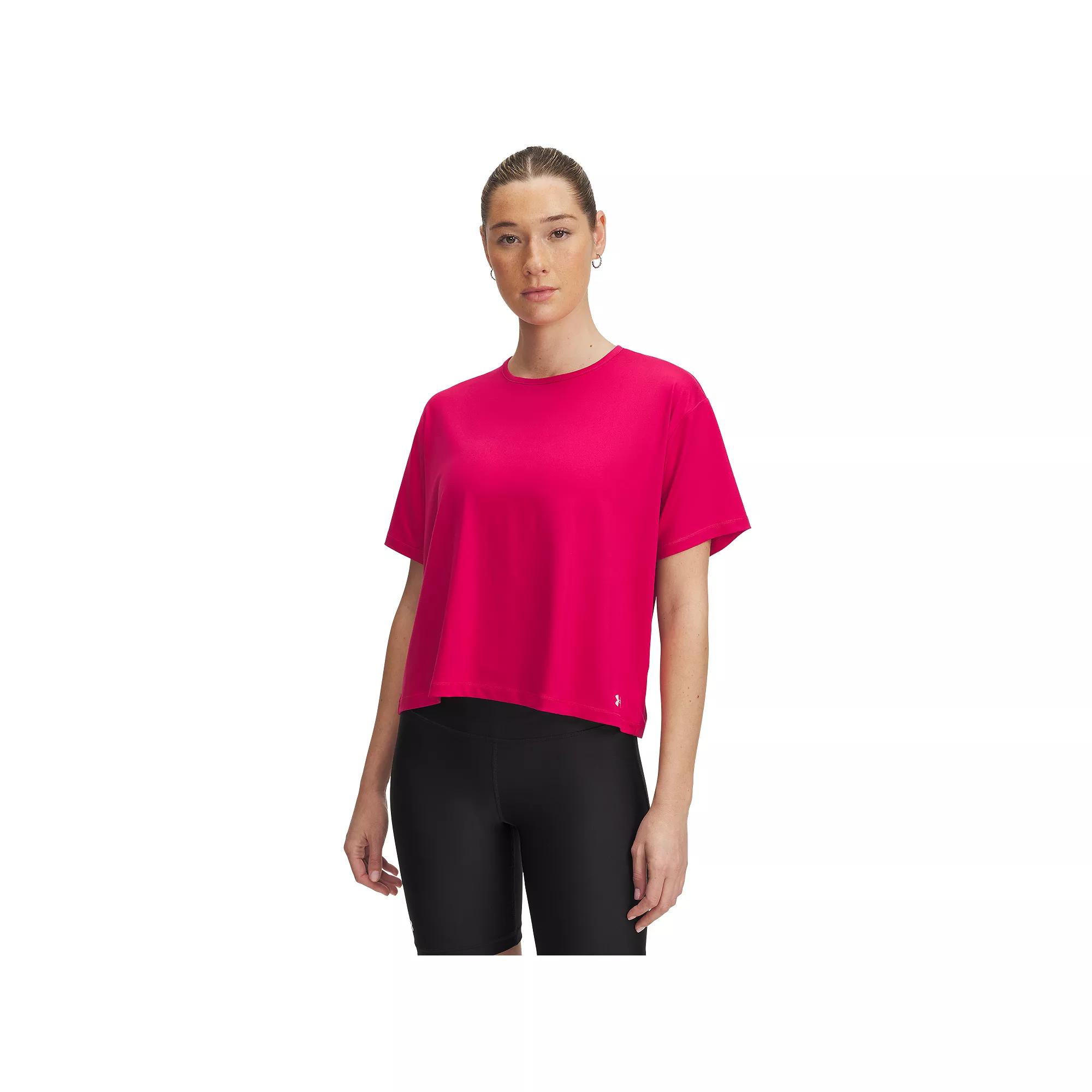 Women's Under Armour Motion Short Sleeve Tee, Size: XL, Shaded Pink Product Image