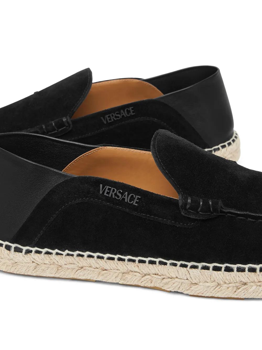 logo-print suede espadrilles Product Image
