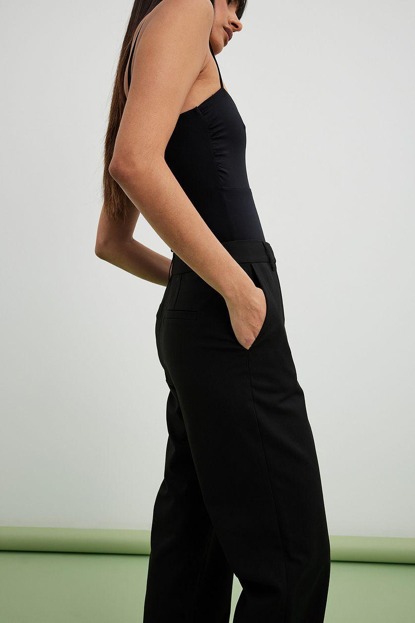 Tailored Straight Leg Suit Pants Product Image