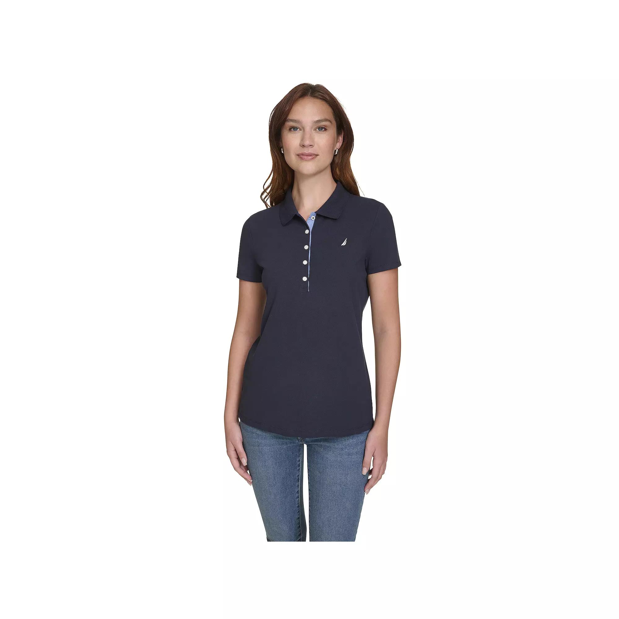 Women's Nautica Daisy Short Sleeve Polo,  Product Image