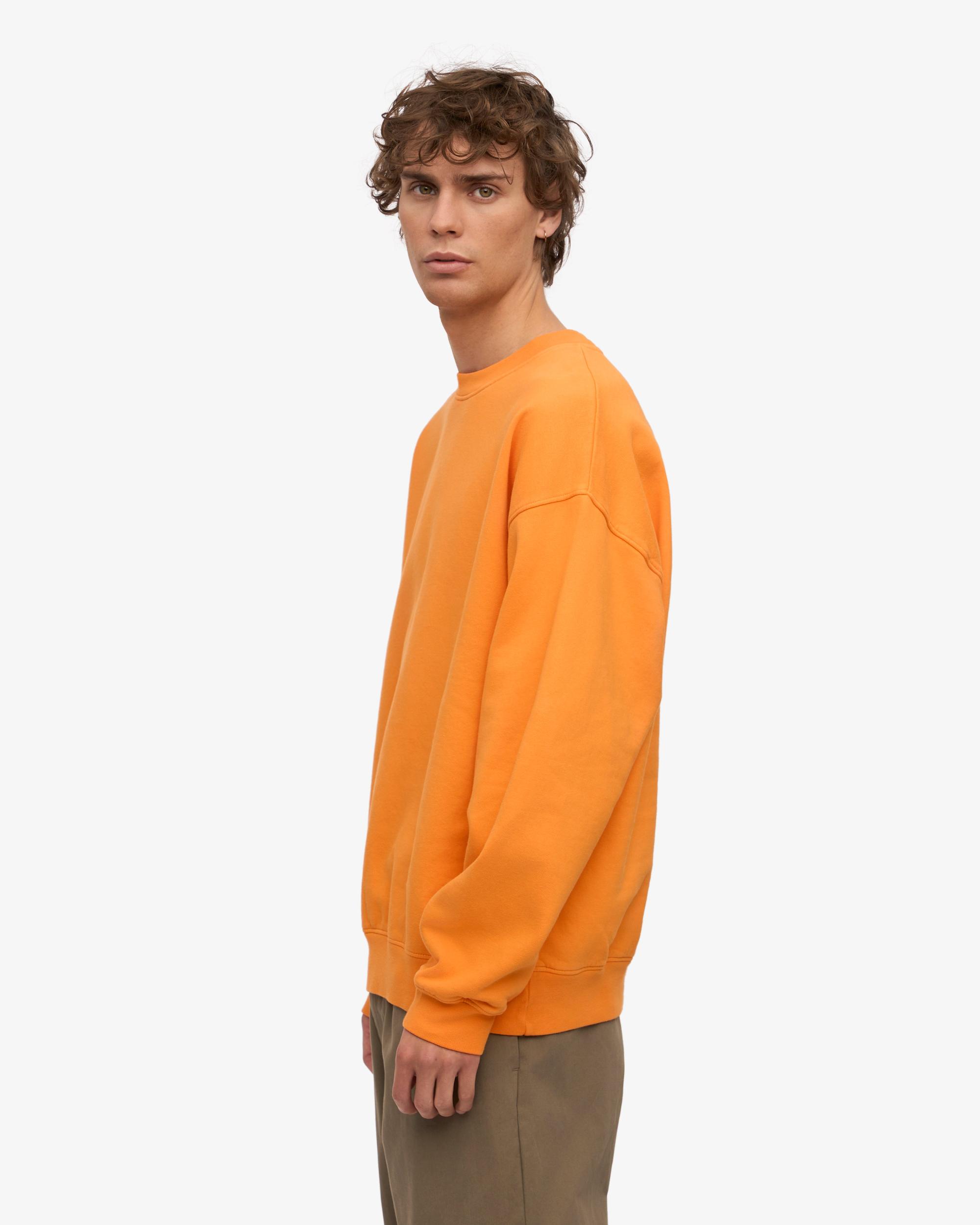 Organic Oversized Crew - Sunny Orange Product Image