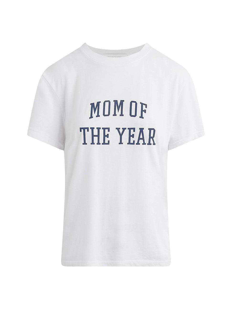 Womens Mom Of The Year Classic Collegiate T-Shirt Product Image