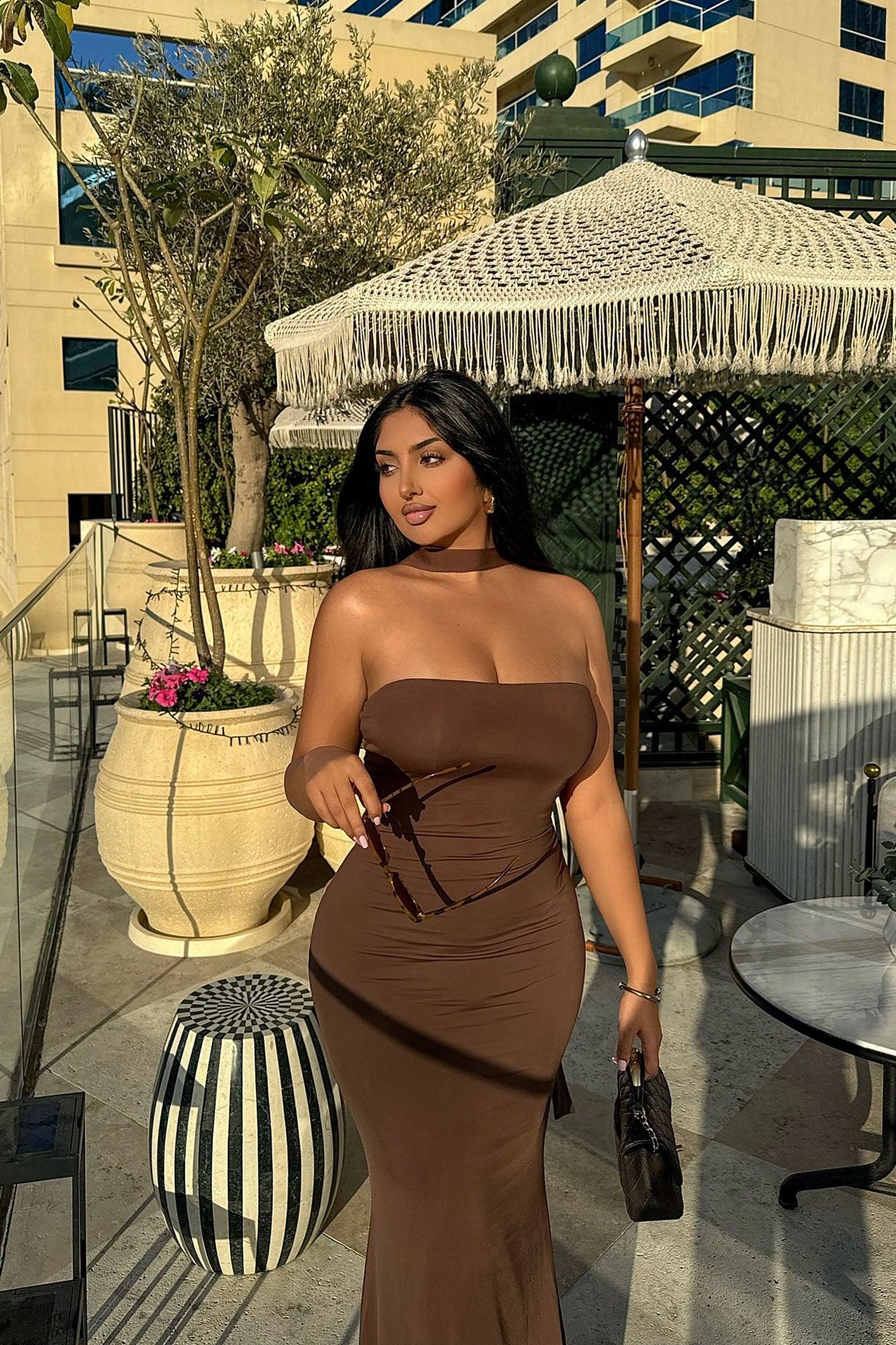 Diana Strapless Maxi Dress - Coco Product Image