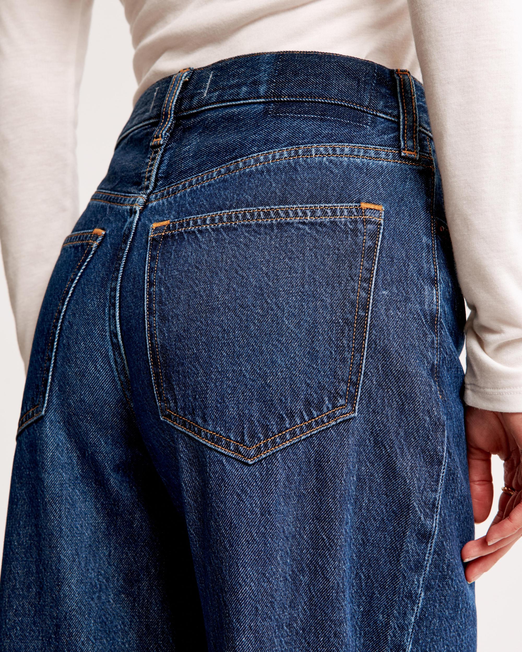High Rise Cropped Wide Leg Jean Product Image