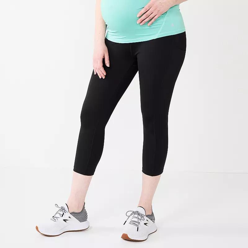 Maternity Tek Gear® Ultrastretch High Rise Capri Pants, Women's,  Product Image