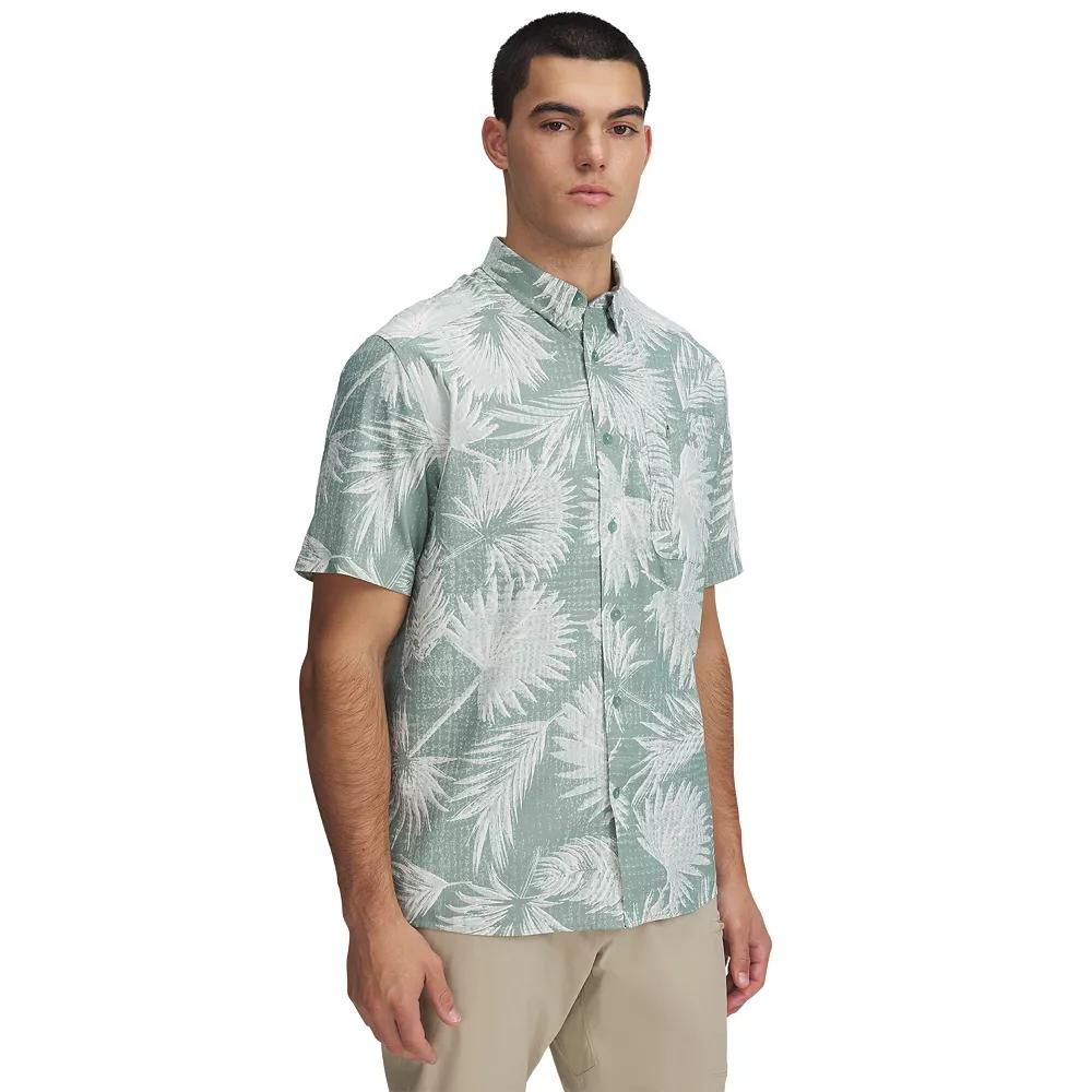 Men's Under Armour UPF 50 Dockside Short Sleeve Button-Down Shirt,  Product Image