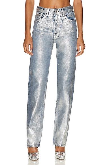 High Rise Straight Jeans Product Image