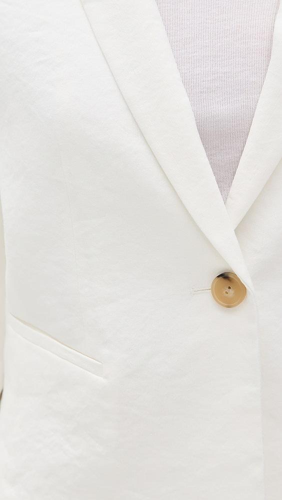 Vince Linen Shrunken Blazer | Shopbop Product Image